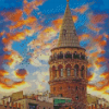 Galata Tower Diamond Painting