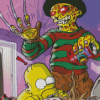 Michael Myers The Simpsons Diamond Painting