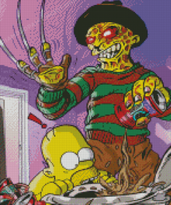 Michael Myers The Simpsons Diamond Painting