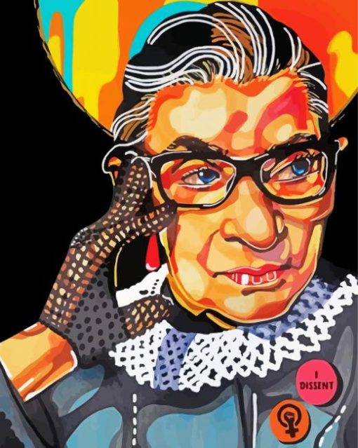 Ruth Bader Pop Art Diamond Painting