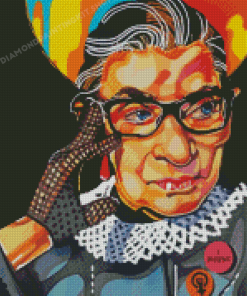 Ruth Bader Pop Art Diamond Painting