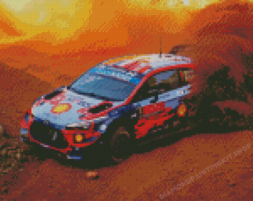 Desert Rally Race Diamond Painting