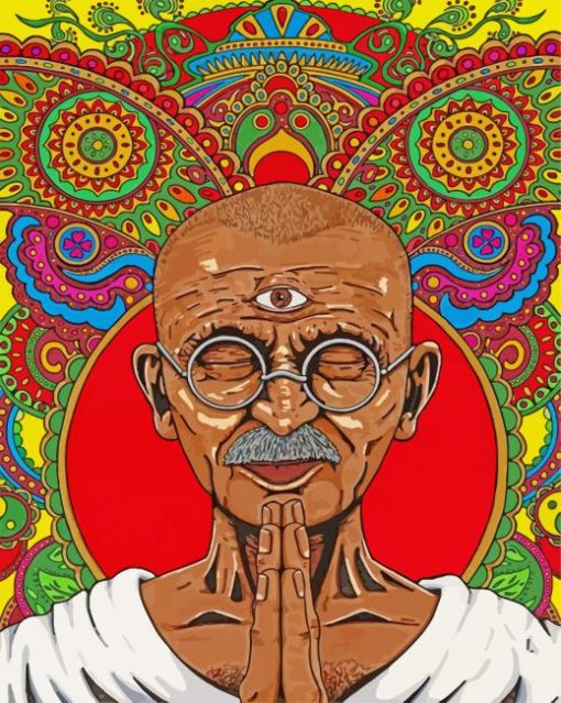 Gandhi Mandala Diamond Painting