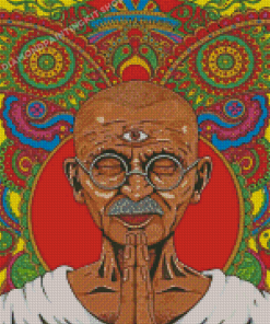 Gandhi Mandala Diamond Painting