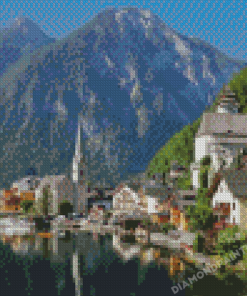 Hallstatt Lake Diamond Painting