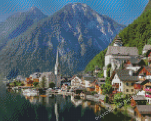 Hallstatt Lake Diamond Painting