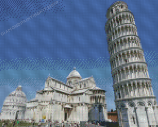 Leaning Tower Of Pisa Italy Diamond Painting