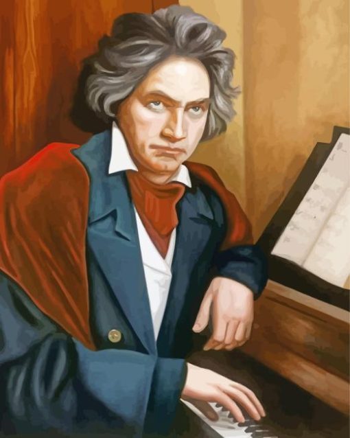 Ludwig Van Beethoven Portrait Diamond Painting