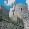 Martello Tower Exterior Looking Up Diamond Painting