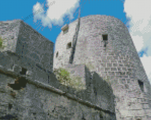 Martello Tower Exterior Looking Up Diamond Painting