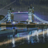 Raining London Tower Bridge Diamond Painting