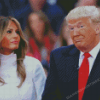 Trump And His Wife Milana Diamond Painting