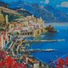 Abstract Amalfi Coast Diamond Painting