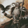 Odin Viking Art Diamond Painting