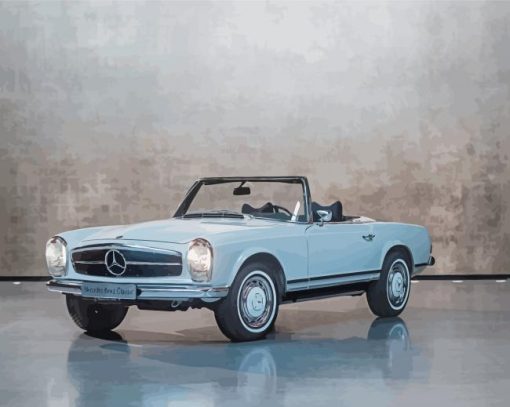 Classic Mercedes SL Diamond Painting