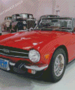 Classic Sport Triumph Car Diamond Painting