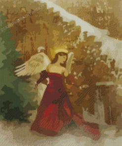 Gorgeous Christmas Angel Diamond Painting