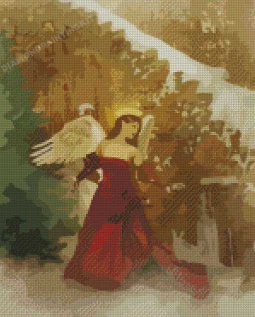 Gorgeous Christmas Angel Diamond Painting