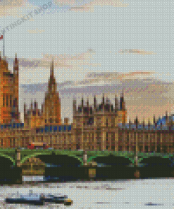 Palace Of Westminster Big Ben Tower Diamond painting