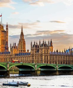 Palace Of Westminster Big Ben Tower Diamond painting