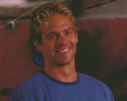 Paul Walker Fast And Furious Diamond Painting