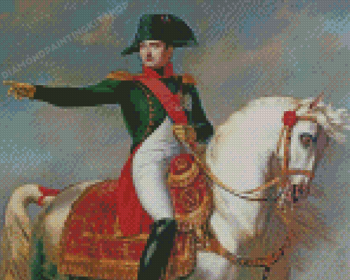 Portrait Of Napoleon Bonapart Diamond Painting