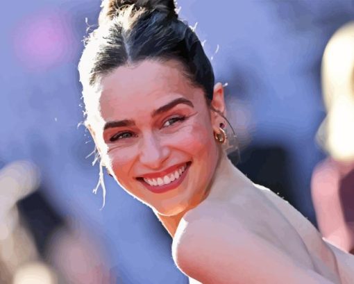 The Beautiful Actress Emilia Clarke Diamond Painting