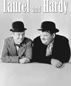 Laurel And Hardy Poster Diamond Painting