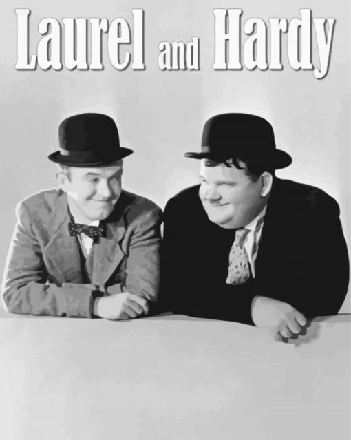 Laurel And Hardy Poster Diamond Painting