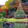 Rikugien Garden Diamond Painting