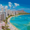 Hawaii Waikiki Beach Diamond Painting