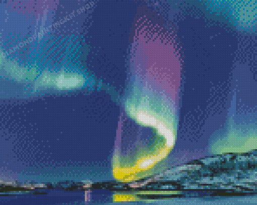 Lapland Northern Lights Diamond Painting