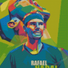 Rafael Nadal Pop Art Poster Diamond Painting