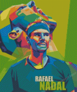 Rafael Nadal Pop Art Poster Diamond Painting