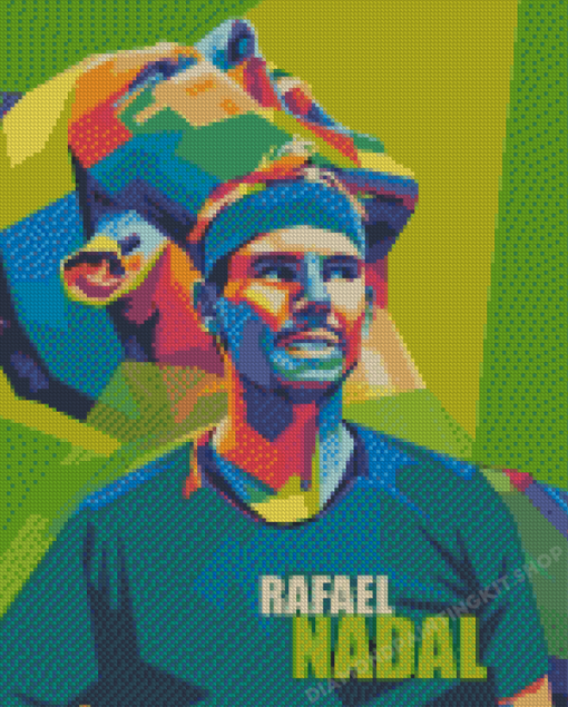 Rafael Nadal Pop Art Poster Diamond Painting