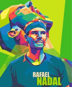 Rafael Nadal Pop Art Poster Diamond Painting