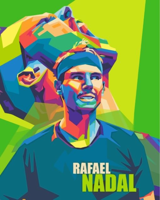 Rafael Nadal Pop Art Poster Diamond Painting