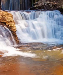 Alabama Waterfall Diamond Painting