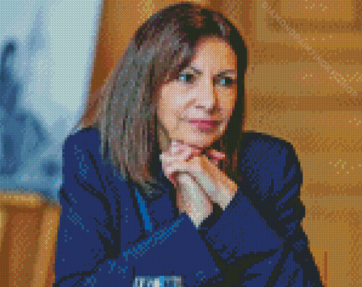 Anne Hidalgo Politician Diamond Painting