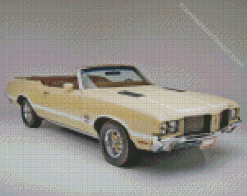 Beige Cutlass Supreme Diamond Painting