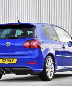 Blue Golf R32 Car Diamond Painting