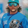 Bo Bichette With Glasses Diamond Painting