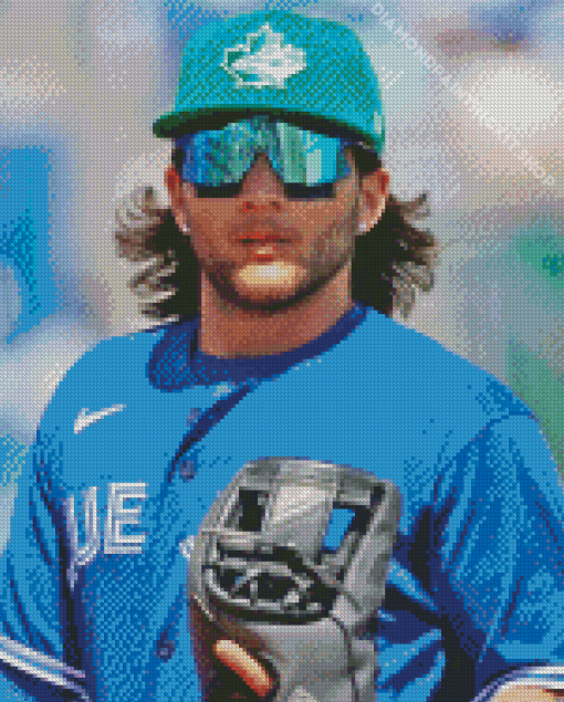 Bo Bichette With Glasses Diamond Painting