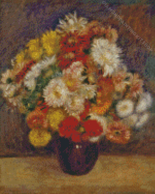 Bouquet Of Chrysanthemums Diamond Painting