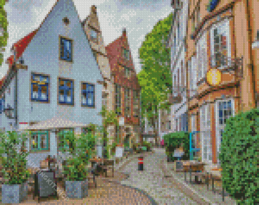 Bremen Alleys Diamond Painting