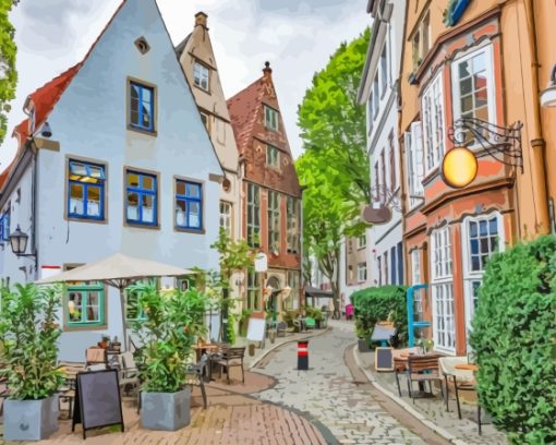 Bremen Alleys Diamond Painting