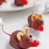 Christmas Mice Chocolate Diamond Painting