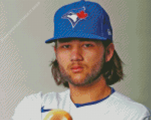 Close Up Bo Bichette Diamond Painting