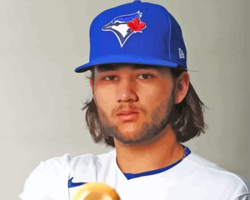 Close Up Bo Bichette Diamond Painting