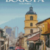 Colombia Bogota Poster Art Diamond Painting